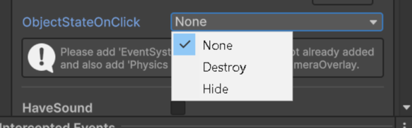 Object State On Click